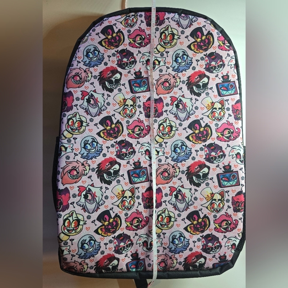 Hazbin Hotel Bookbag Backpack Charlie Lucifer Rosie Nifty Angel DustAlastor etc - Picture 6 of 8